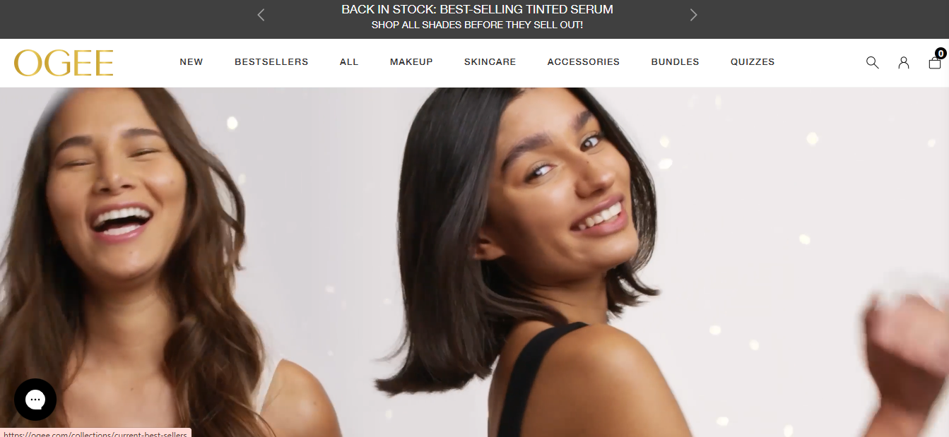 Ogee homepage ss