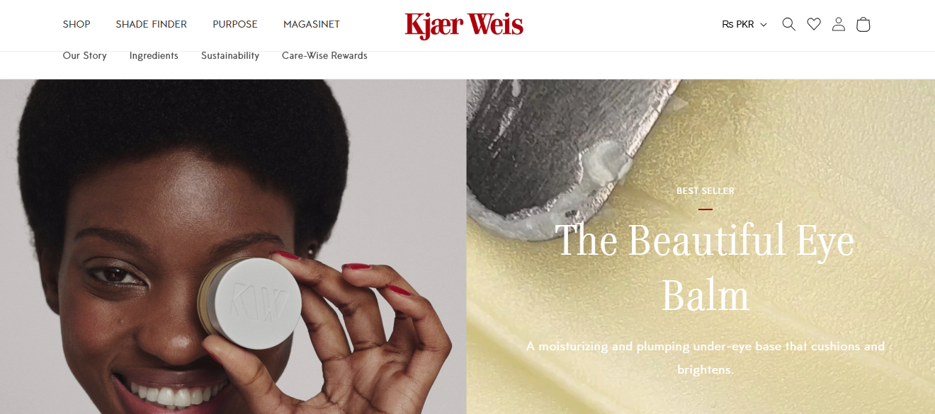 Kjaer Weis homepage ss