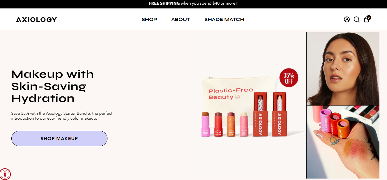 Axiology homepage ss